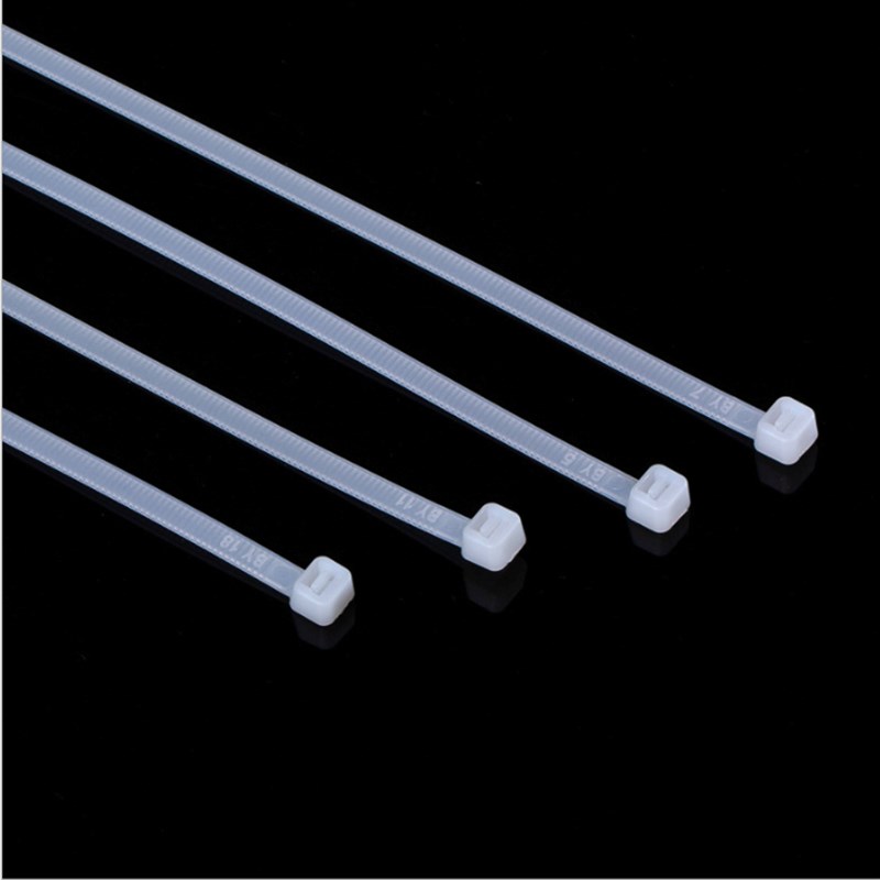 热销尼龙扎带3x100帮带绑带固定绑扎带4x250杂带塑料扎带卡扣强力