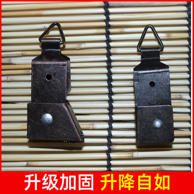 热销升降器滑轮芦苇帘子草帘子竹帘卷帘窗帘专用手动拉绳铁制升降