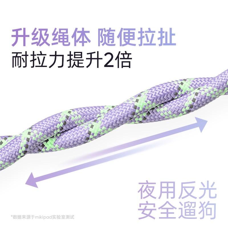 热销p绳p链狗狗牵引绳防爆冲打结咬断小中大型犬遛狗训狗绳套脖不