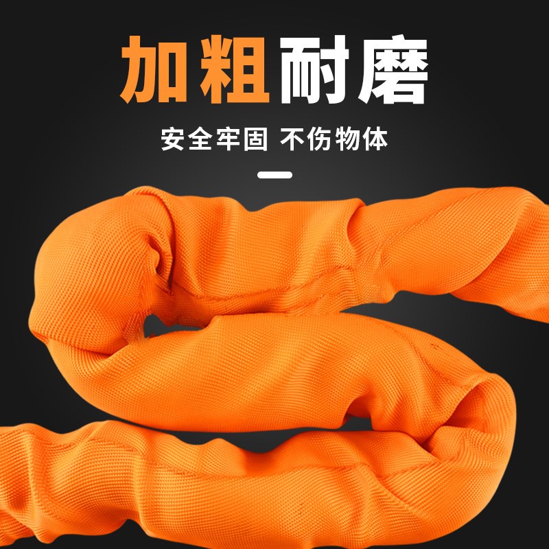 热销吊车吊带工业柔性起重吊装带双扣20/30/100吨1米2m吊树专用软