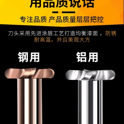 热销钢用R角圆弧T型槽铣刀数控整体硬质合金钨钢不锈钢用t刀R0.5