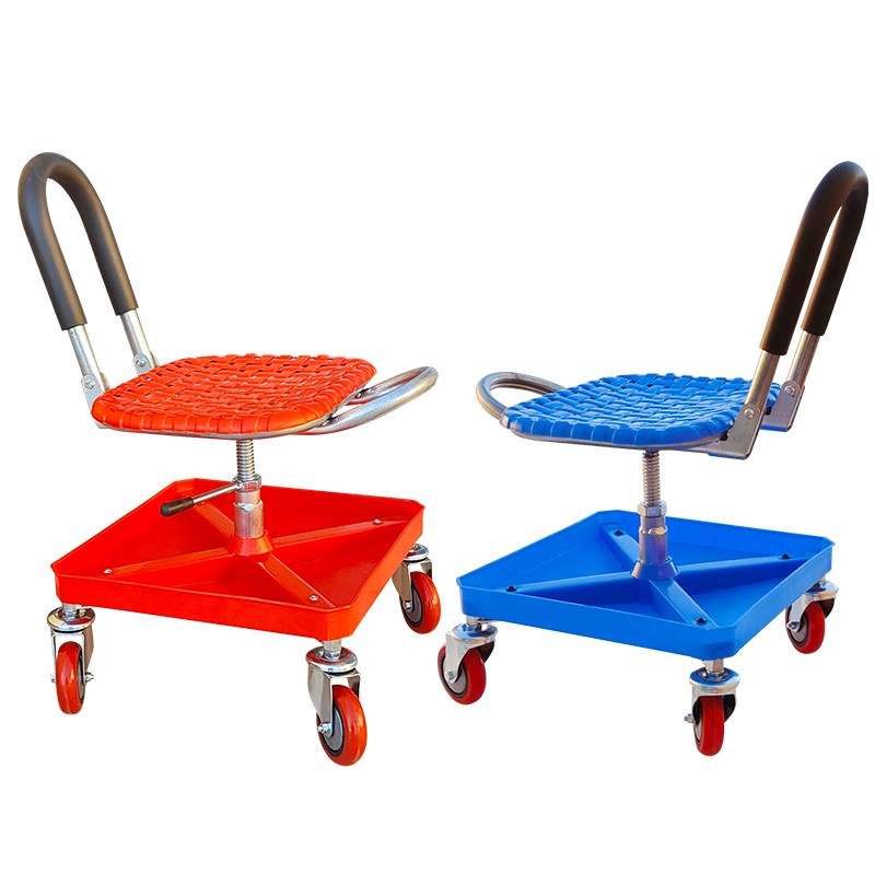 热销万向轮工作凳升降折叠瓷砖美缝车间组装打包超市整理货架干活