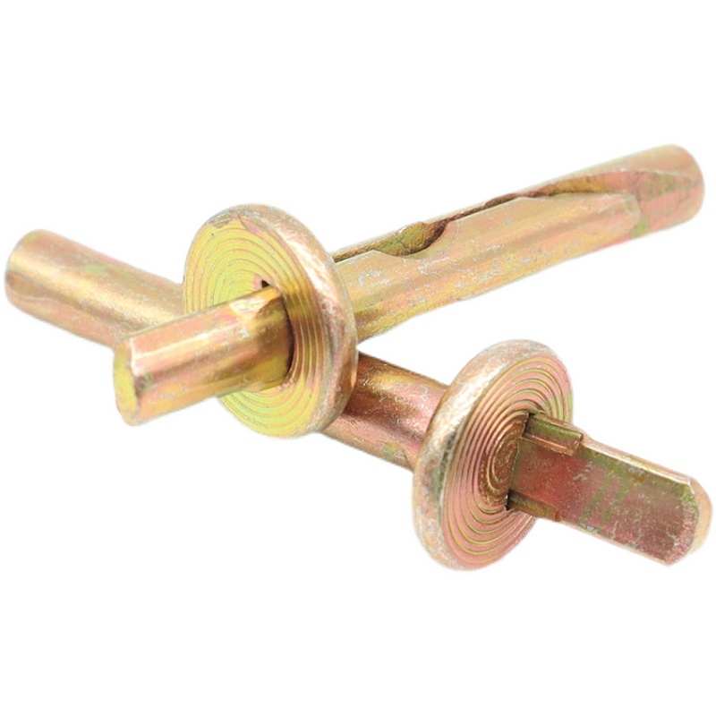 热销47敲彩式膨胀螺丝Q75镀Z钉J锌壁插片B膨胀螺丝门窗打入/虎护