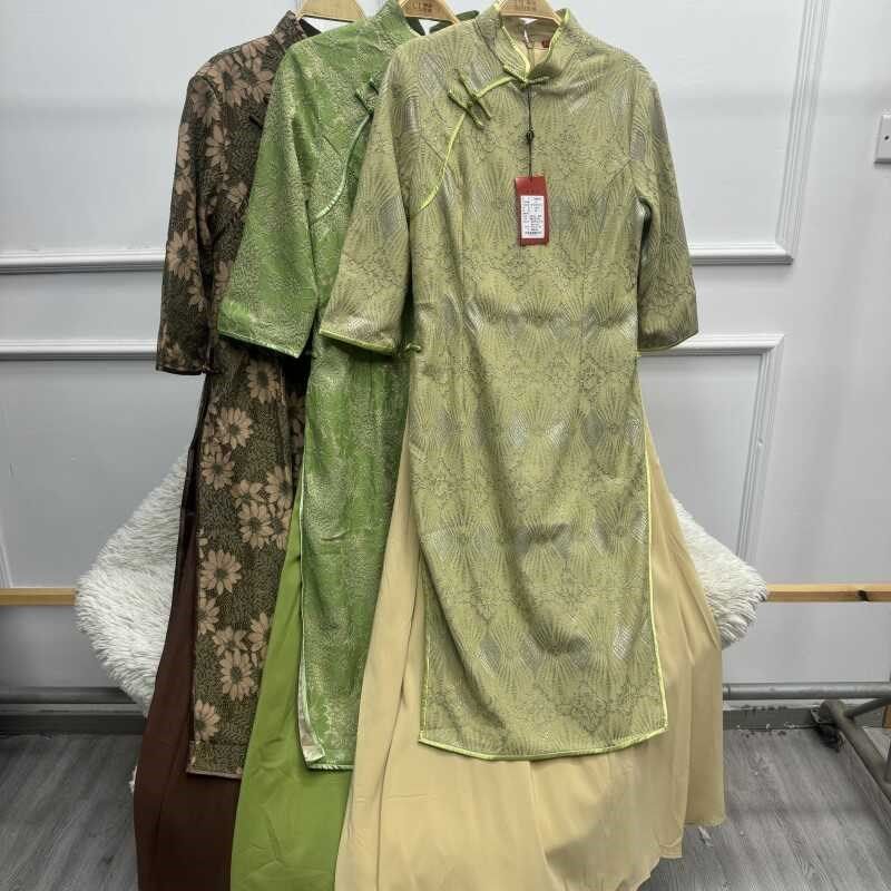 凡写夏季重工修身高档改良版旗袍连衣裙改良款旗袍17288