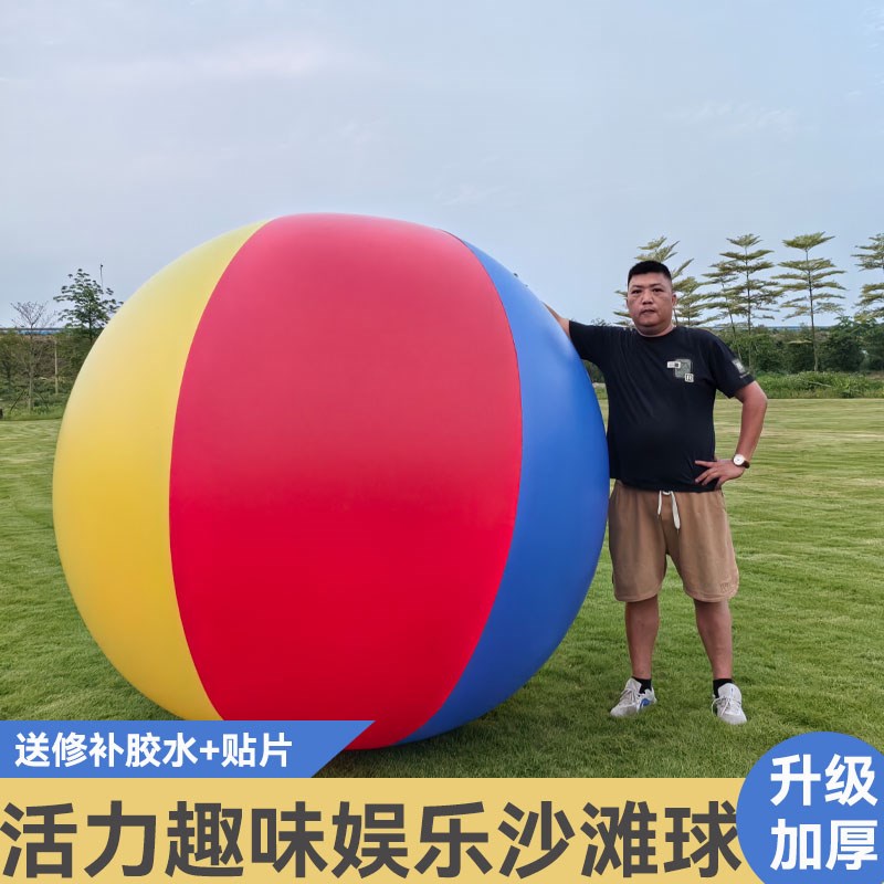 充气大足球户外亲子互动玩具球y儿童幼儿圆专业皮球沙滩草地巨型