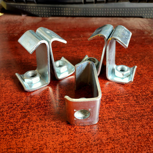 C型钢丝杆挂钩钢结构通风管道挂件牙条挂钩码吊钩吊卡架M8M10M12