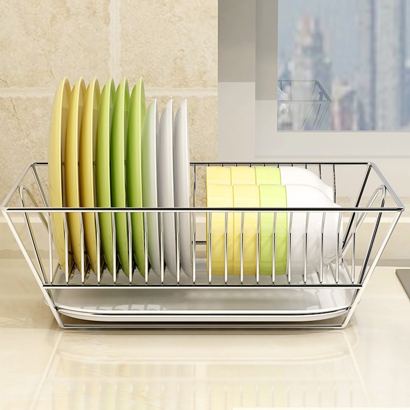 304不锈钢碗架碗筷沥水架厨房置物架碗柜家用放碗碟架碗盘收纳架