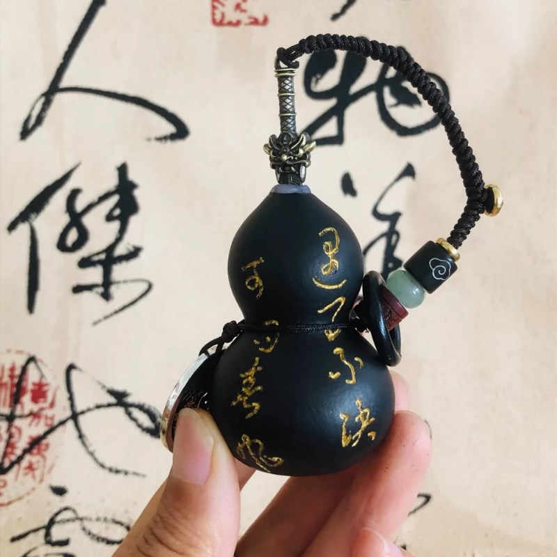 养剑葫芦开口手把件葫芦天然精品文玩手捻配饰遇事不决可问春风