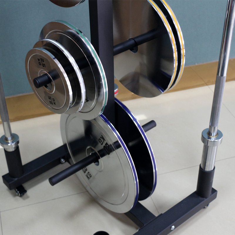 钢制纯钢杠铃片大孔深蹲硬拉卧推杠铃片5cm大孔片电镀片