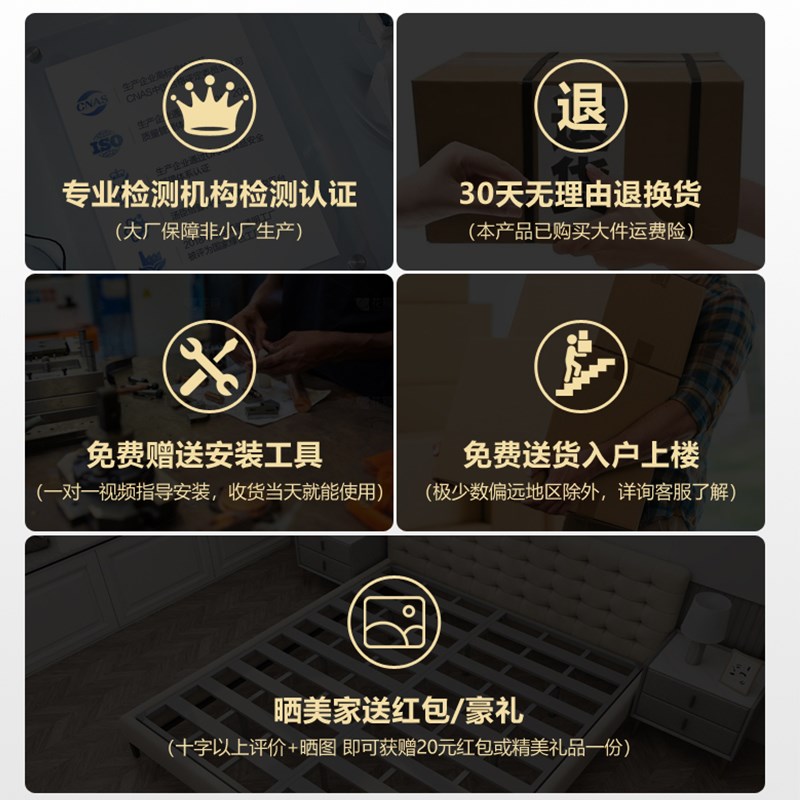 床架排骨架加密实木1.8米床骨架折叠床架榻榻米1.5龙骨架钢架定制