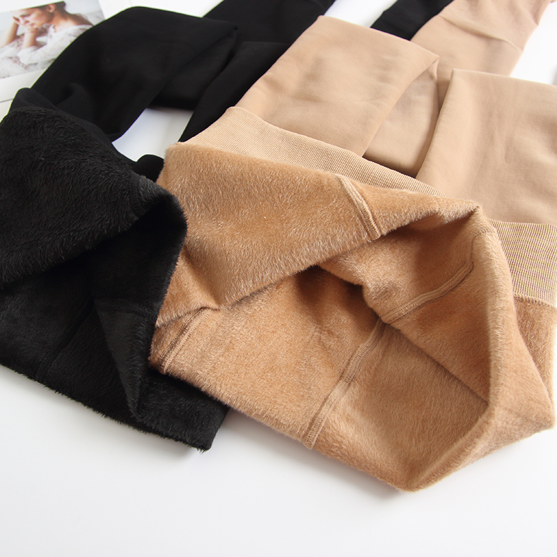 加肥加大码连裤袜秋冬加厚袜拉毛保暖薄绒拉绒打底裤袜胖mm200斤