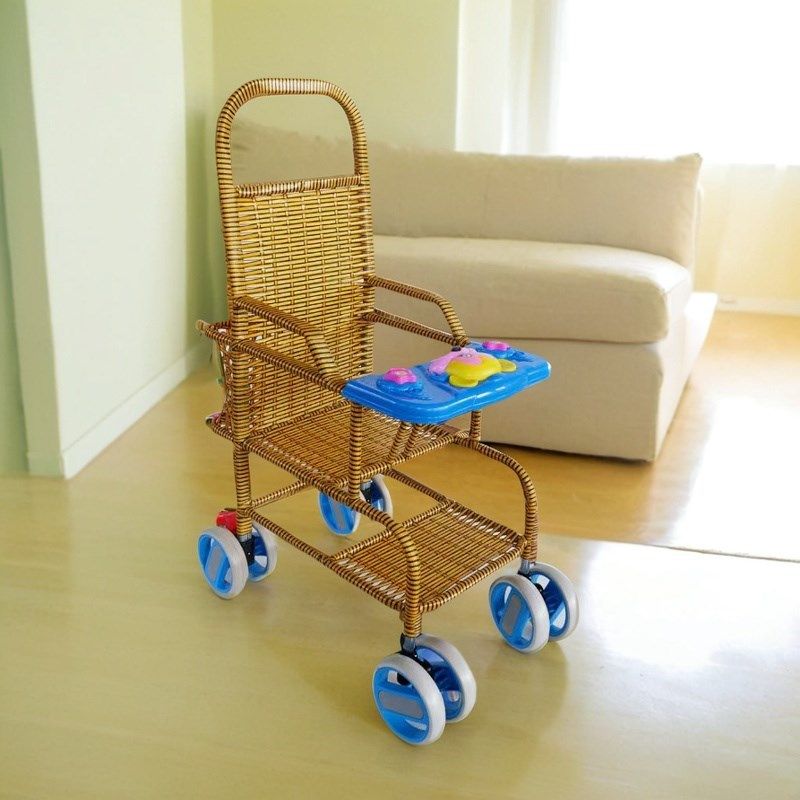 婴儿车推车移动夏季宝宝竹藤推车轻便仿藤小孩儿童竹子藤椅藤编车,婴童用品,四轮推车,淘宝优惠券,粉丝福利购,淘宝优惠卷