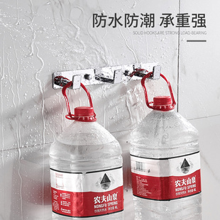 挂钩免打孔卫生间墙壁q排衣钩浴室毛巾挂钩单钩门后玄关衣帽钩实