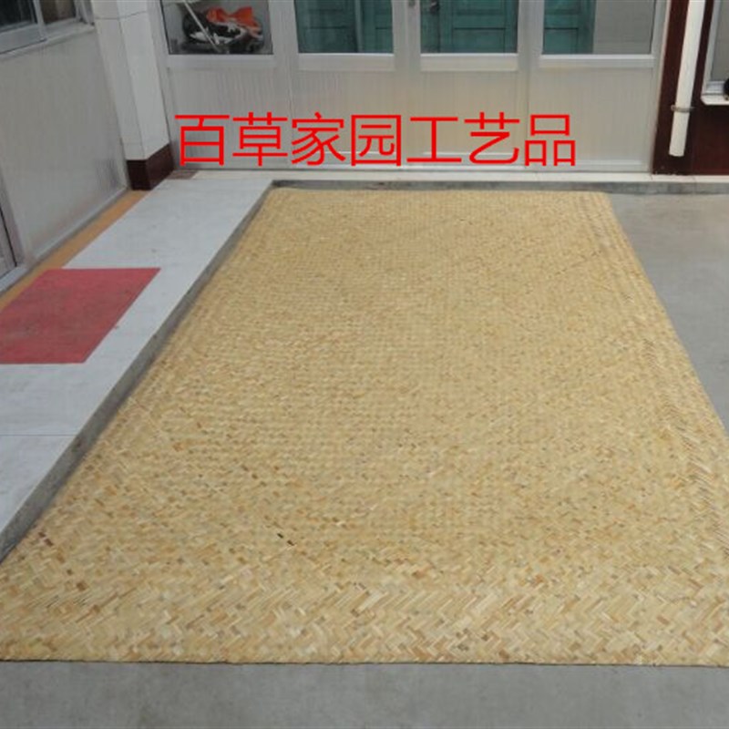 手工草编芦苇席火炕席草席吊顶席装修家H用老席装饰床席民宿吊棚