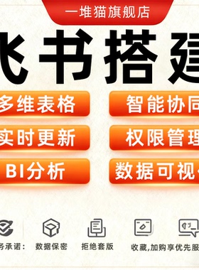 飞书搭建多维表格wps定制自动化审批数据仪表盘分析编程BI代制作