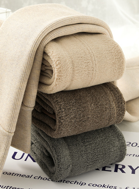 矮小个子螺旋纹踩脚打底裤s女冬145cm纯棉加绒加厚白色连裤袜外穿