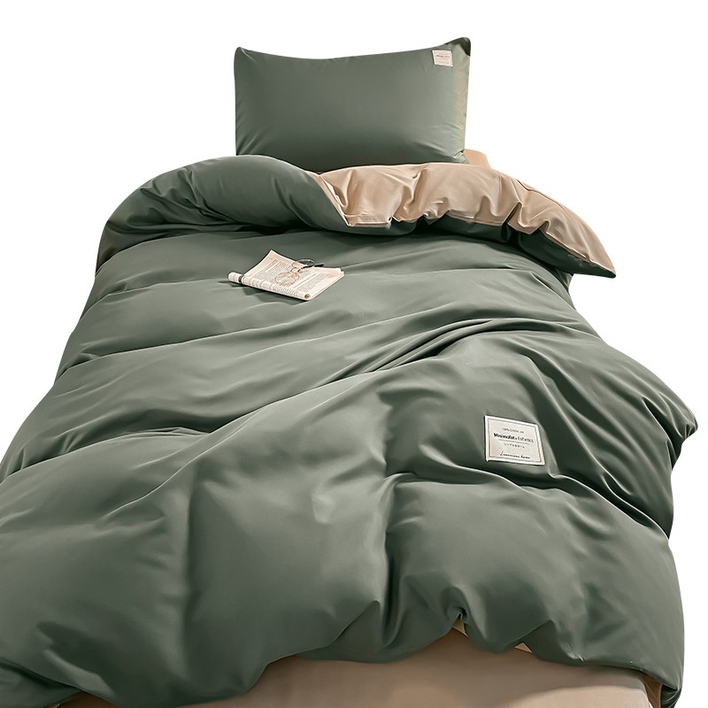 纯棉学生宿舍三件套床上用品全棉床单被套四夏季单人床被子套装六