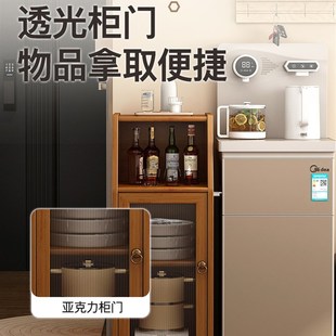 餐边柜靠墙一g体实木橱柜置物架客厅茶水柜厨房多功能简易储物柜