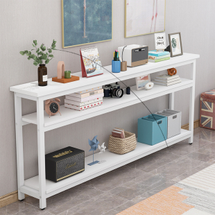 定制沙发后多层置k物架20 25cm宽长条架床边置物架床尾多层收纳架