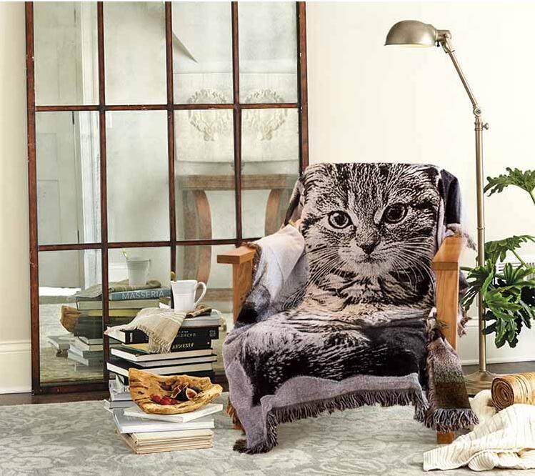 简约现代简约美式沙发盖毯子椅子万能垫沙发巾花鸟猫咪沙发垫布艺,居家布艺,沙发套,淘宝优惠券,粉丝福利购,淘宝优惠卷