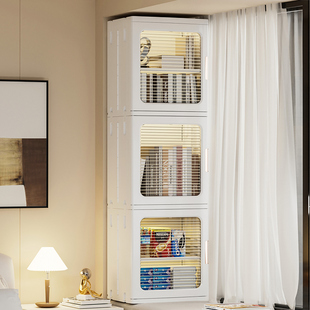 飘窗收纳柜空间利用储物柜小书柜阳台改造放在飘窗上的柜子置物架