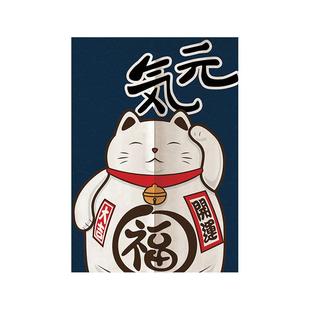 挂r布帘遮挡卧室化妆室帘子免打孔布艺半帘 门帘隔断窗厨房日式