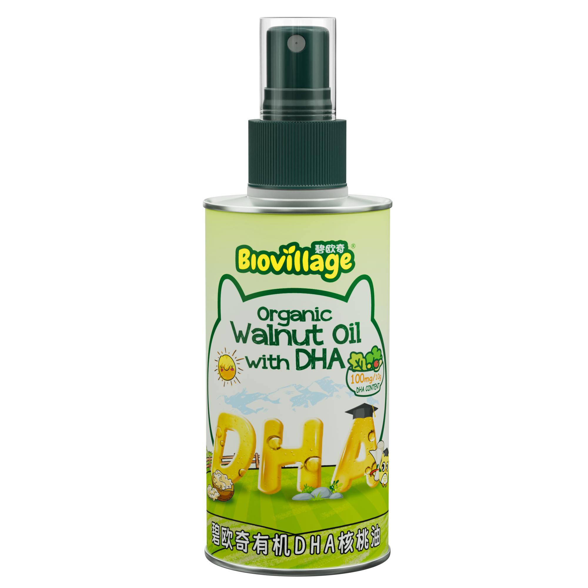 碧欧奇有机DHA核桃油宝宝辅食油110ml