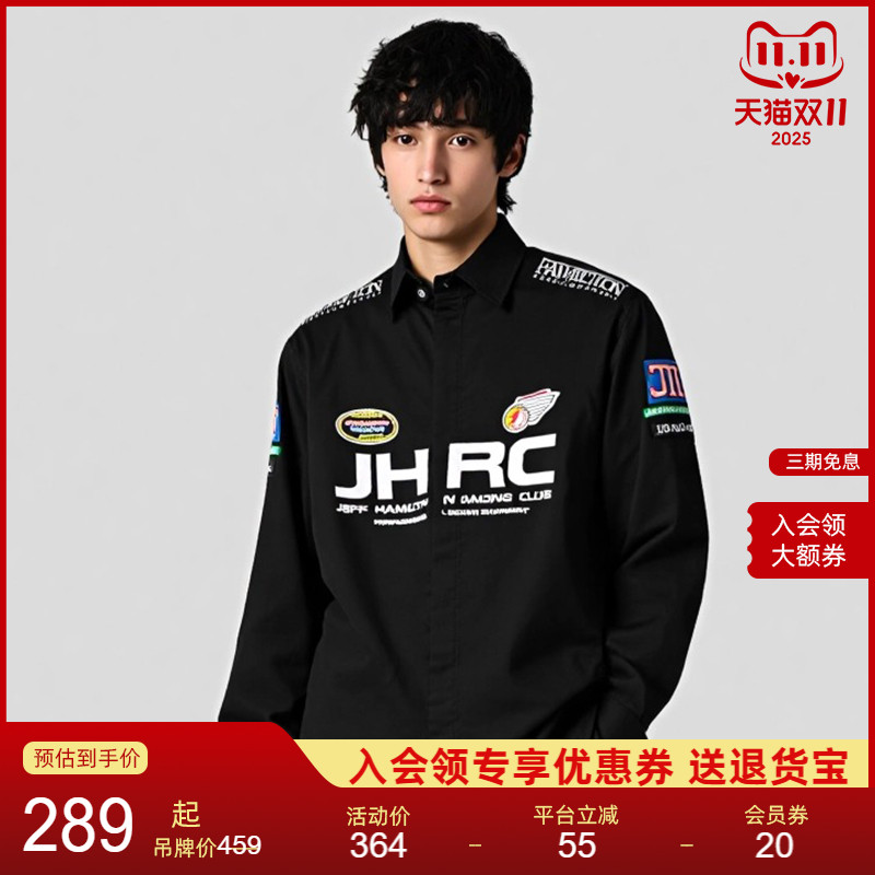 NEUINK复古美式衬衫潮牌衬衣男女