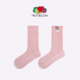 THE FRUIT LOOM鲜果布衣中筒袜秋冬保暖纯色针织毛袜家居袜女