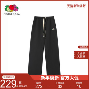 LOOM鲜果布衣冬季 新品 卫裤 FRUIT 保暖纯棉美式 THE 阔腿裤 男女