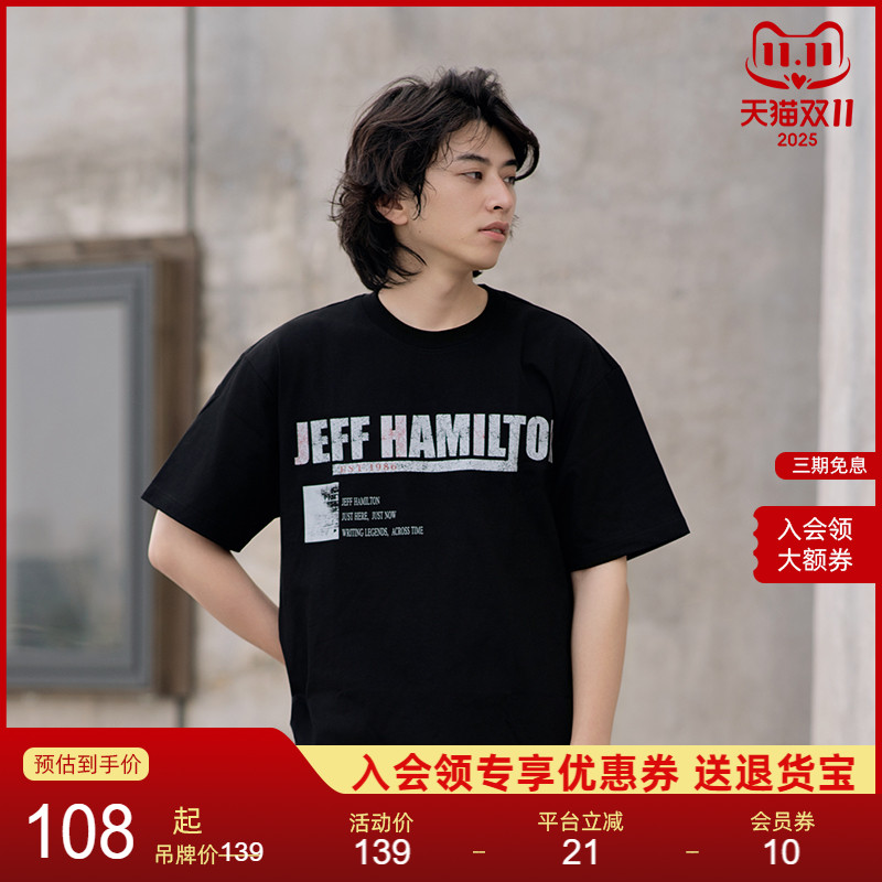 NEUINK复古美式T恤情侣短袖