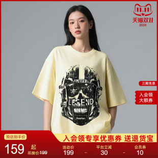 复古美式 hamilton t恤潮牌男女款 情侣短袖 NEUINK 夏2025新款 jeff