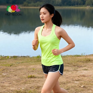 女款 FRUIT LOOM鲜果布衣秋冬新品 THE 莱赛尔羊毛工字运动背心