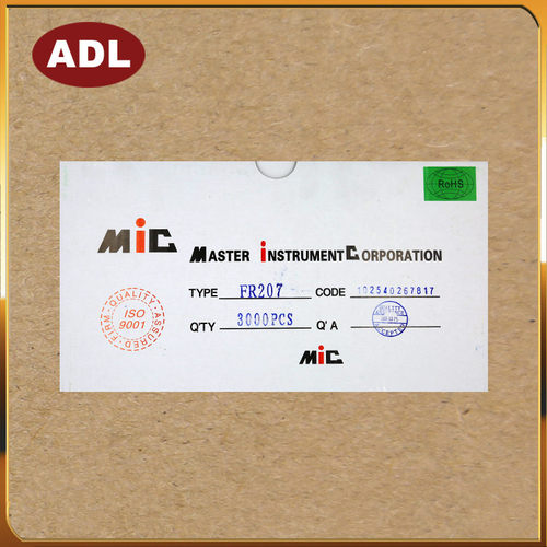 奥德利 直插 FR207 快恢复二极管 DO-41 插件 质量保证 FR204