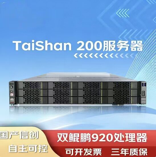 TaiShan200 2280泰山服务器 双路鲲鹏920 适配信创系统AI推理
