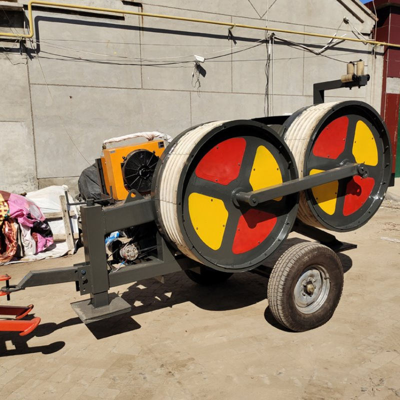 400导线用4吨液压张力机1.5T电力放线张紧机0.75T磨芯式牵张机