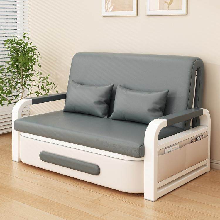 折叠沙发床一体两用2025新款小户型多功能阳台客厅单人实木伸缩床
