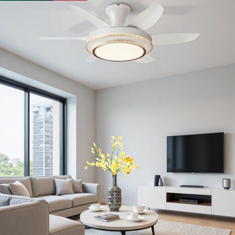 风扇灯厂家直销吊扇灯餐厅客厅卧室家用吸顶灯风扇吊灯一体大尺寸