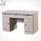 1.4米铁皮桌 钢制办公桌简约电脑桌 1.2米 现代学习桌办公桌厂家