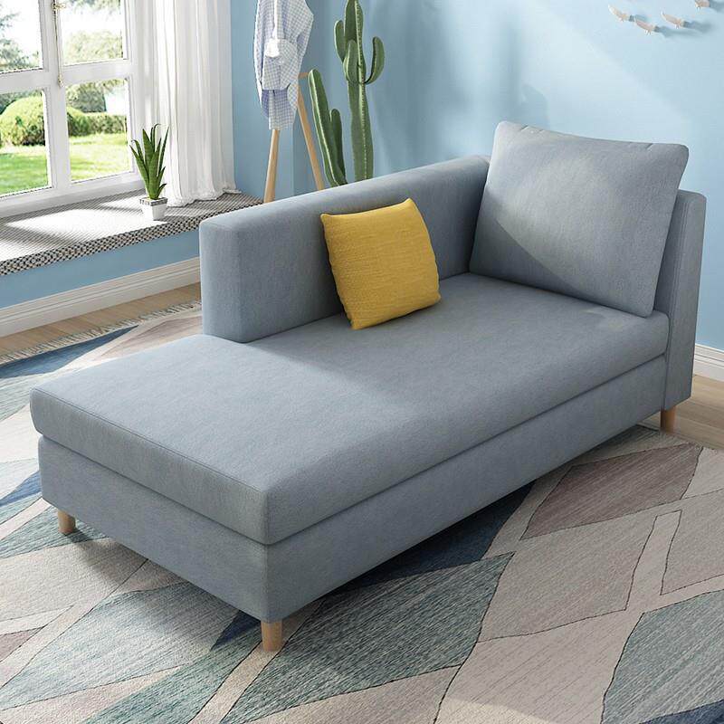 北欧现代简约小户型客厅布艺贵妃躺椅沙发卧室阳台酒店单人贵妃塌