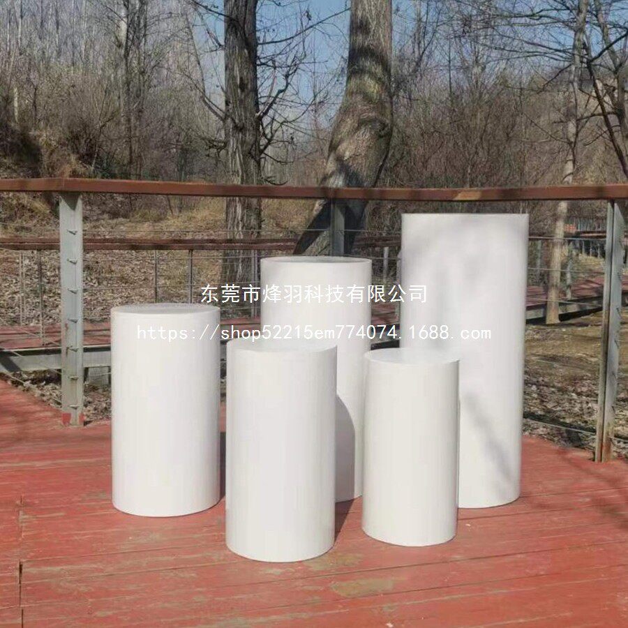 新款铁艺婚庆道具圆柱甜品桌圆筒甜品台签到区生日派对展示摆件
