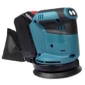 木工打砂纸磨机抛光机 充电式 3挡调速锂电圆砂光机砂纸干磨