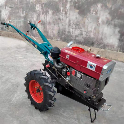 半自动手扶拖拉机 平田丘陵整地手扶拖拉机 大棚管理手扶旋耕机