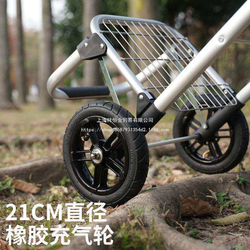 老人购物车买菜车小拉车轻便携小推车爬楼梯手拉车家用折叠