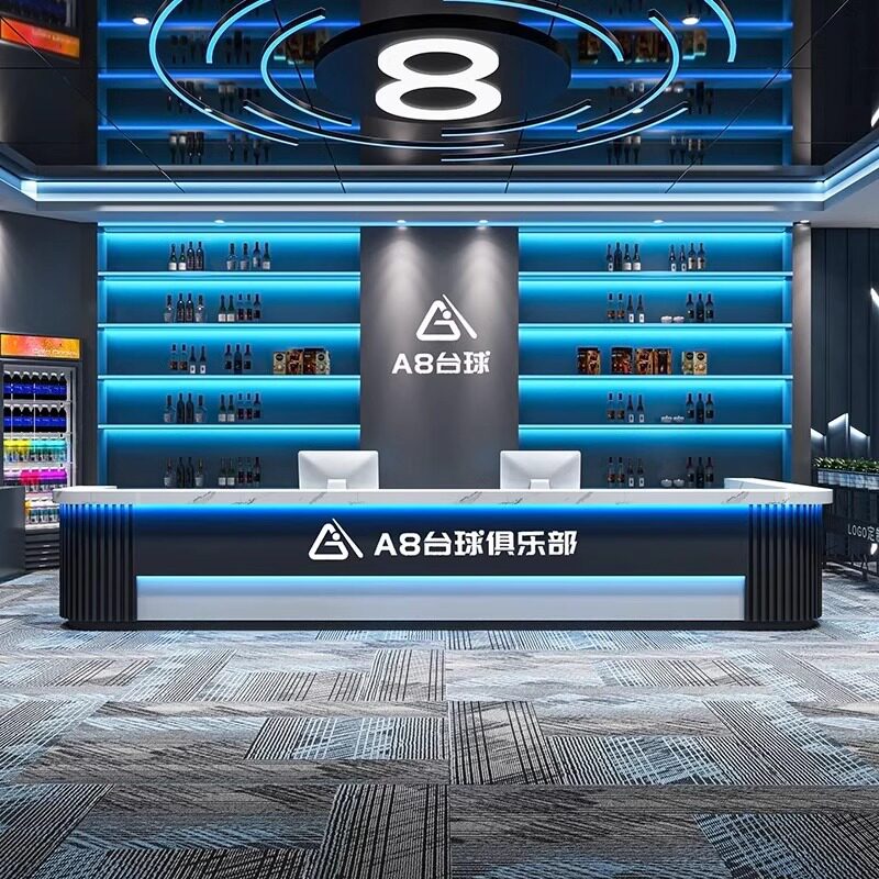 工业风烤漆收银台前台