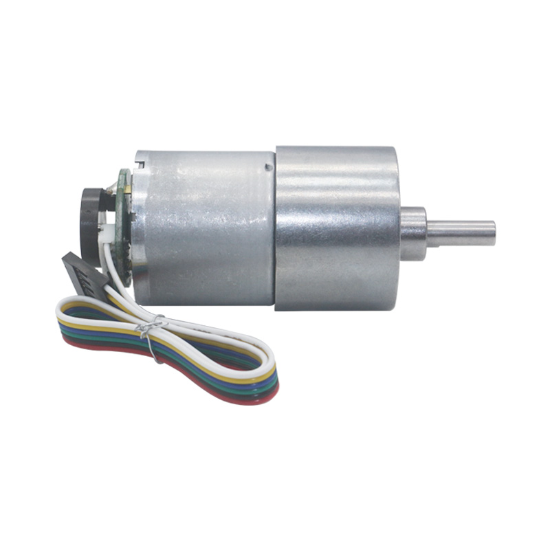 热销JGB37-3530B带编码器电机 减速马达 测速电机智能小车电机12V