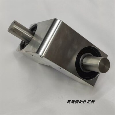 热销90度换向转角器减速比1:1轴径20mm带键小型直角传动螺旋伞齿