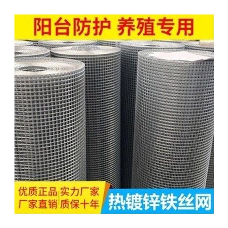 热销镀锌铁丝网e围栏网钢丝网鸡鸭围网养殖网铁网网格加硬网片小