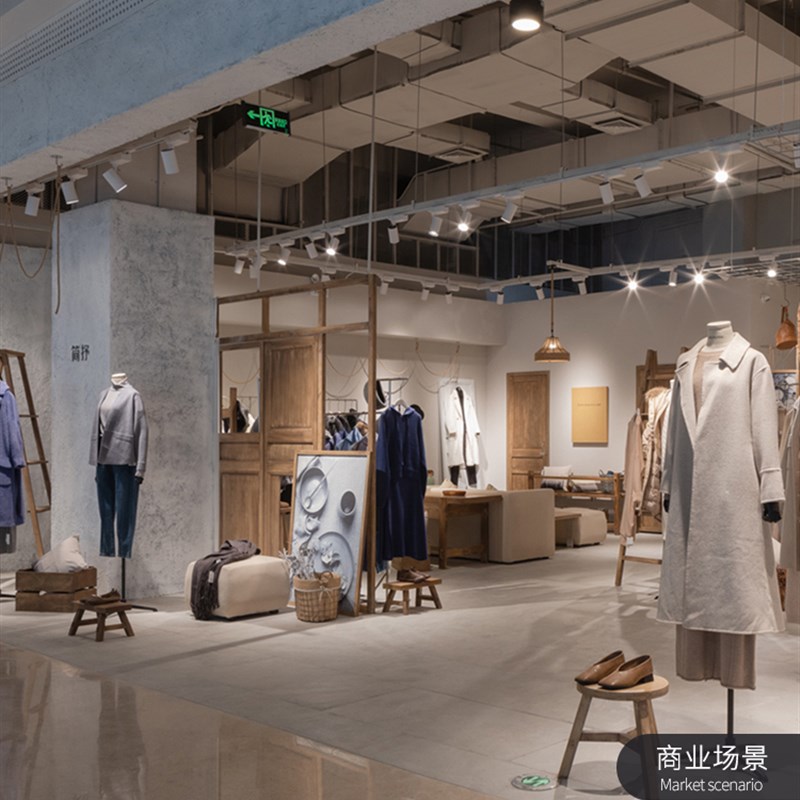 热销led轨道射灯智能调光高显色可调角度服装店展厅商用cob明装导