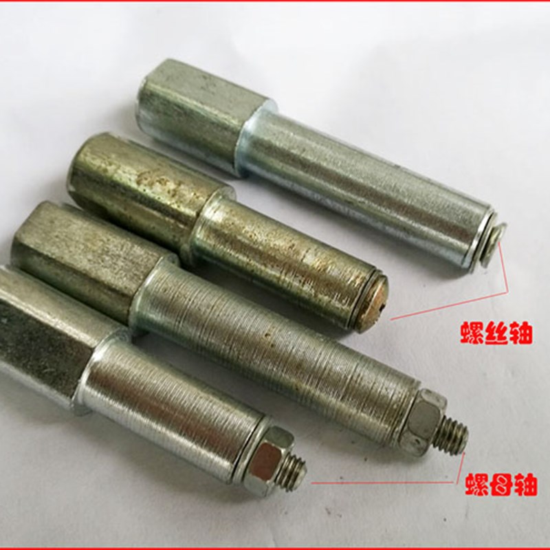 热销石雕工具 磨片加长杠连接轴 装角磨机磨片轴 M10螺丝轴 螺母